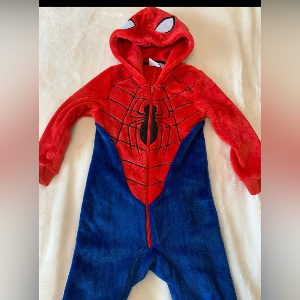 Amazon Red and Blue Superhero Costume